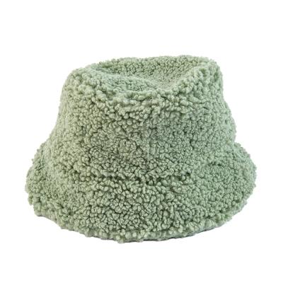 China soft & Warm Bucket Hats Vintage Winter Fur Bucket Hat Fisherman's Faux Fur Warm Hat For Men And Women for sale