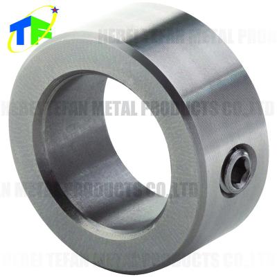 China Custom Stainless Steel OEM Mild Steel CNC Axle Shaft Mount Screw Collars for sale