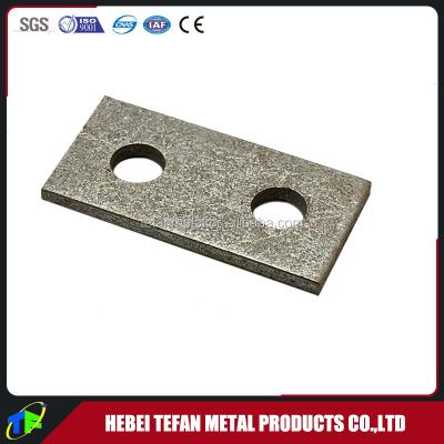 China Unistrute Brackets For Construction And Building Hot Dip Galvanized 2 Hole Electroplate Unistrute Brackets for sale