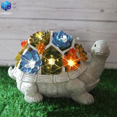 China Europe Customized Mold Hot Selling Art Outdoor Sculpture Amazon Garden Turtle Decor Resin Statue In China for sale