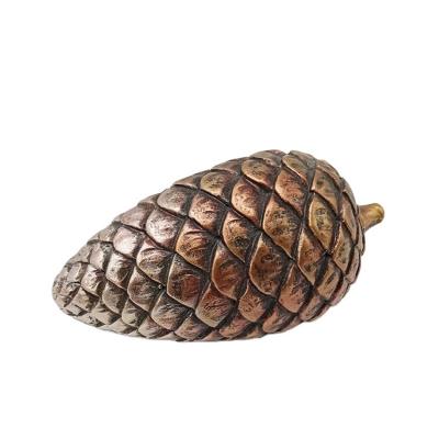 China Europe China Pine Cone Resin Christmas Baubles Wholesale High Quality Hot Selling Toys for sale