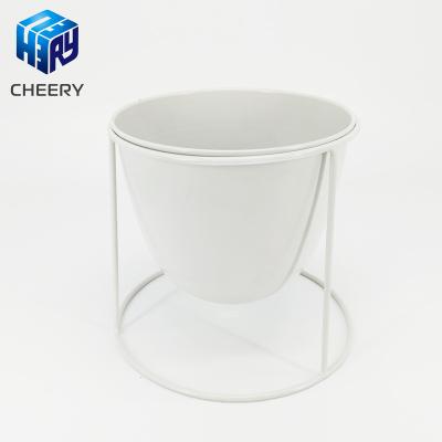 China Wholesale Price Modern Decorative Garden Excellent Quality Modern White Desktop Flower Pots And Planters for sale