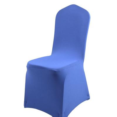 China Low Price Polyester Simple Folding Banquet Stretch Modern White Spandex Dining Chair Cover For Wedding for sale