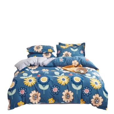 China Nondisposable Soft Fitted Famous Wholesale Designer Size Quality Cotton Solid Home Bedding Set For Hotel for sale