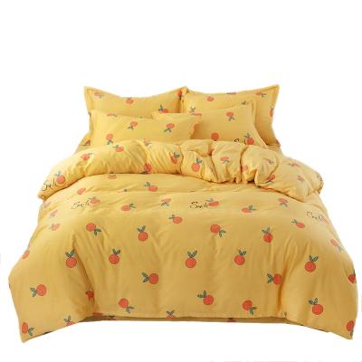 China Home Soft 100% Cotton Kids Bedding Set Nondisposable Simple Floral Textile Materials Beautiful For Bedroom for sale