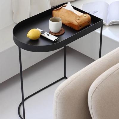 China Home Furniture Black White Nordic Tray Metal Sets Mirrored (Height) Adjustable Coffee Table Around Luxury Gold Modern Side Coffee Table for sale