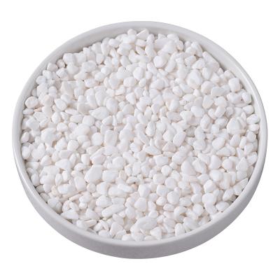 China Natural modern snow white pebble stone for garden decoration from China for sale