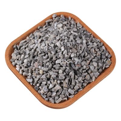 China Modern Natural Gray Stone Landscaping Garden Stone Pebble Gravel Pebble for sale