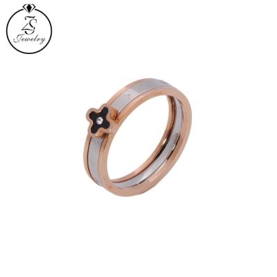 China New Style TRENDY Stainless Steel Ring Delicate Rings For Women Engagement Rings For Women for sale