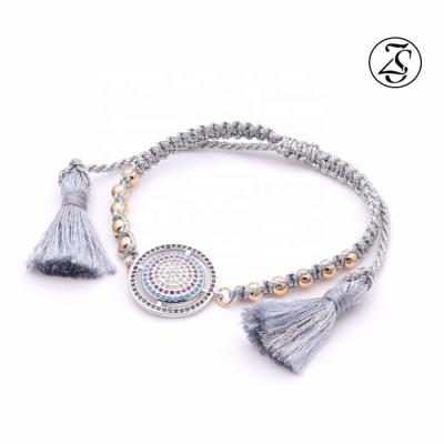 China Trendy Women Fancy Bracelet Fashion Jewelry Silver Color Tassel Bracelet for sale