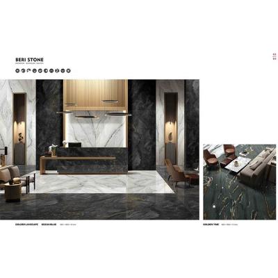 China Metallic Tiles Design Crystal Polished Glazed Granite Slabs Large Home Flooring Tiles for sale