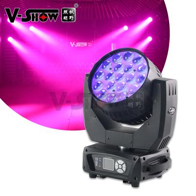 China USA Tax MAC Aura 19x15w rgbw 4in1 no zoom LANDSCAPE shipping led head wash moving light beam for sale