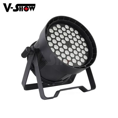 China V-SHOW Theme Park USA WAREHOUSE 4pcs/lot Cheap Led Par Light 54pcs 5W RGBW LED Dmx LED DJ Par Light Stage Lighting for sale