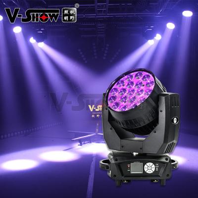 China Russian LANDSCAPE Shipping No Taxes MAC Aura 19x15w rgbw 4in1 Zoom Led Wash Moving Head Light Beam for sale