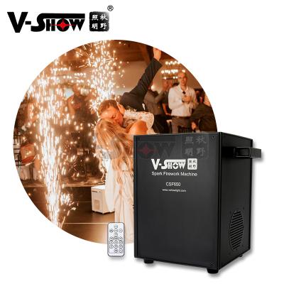 China 650w Mini DMX Spark Sparkle Cold Stage DMX Cold Machine Wedding Pyrotechnics Fountain Sparkler Machine for sale