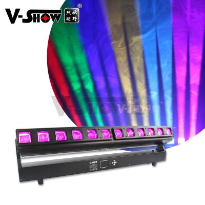 China Sports stadiums V-show new arrive led bar dmx rgbw 12*40W zoom wash beam moving head for dj disco for sale