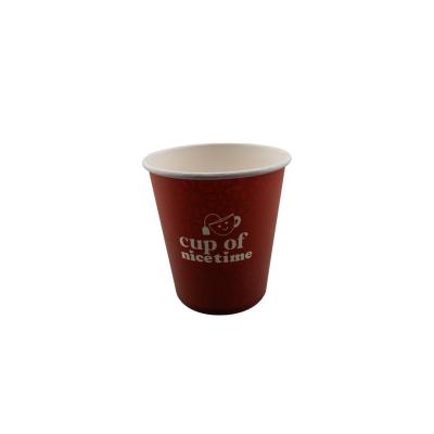 China Disposable Customized logo 7 oz paper cup eco-friendly pe coating paper cup for coffee for sale