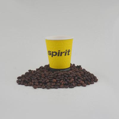 China Disposable Made in China coffee cup Eco  Friendly hot coffee  paper cup double wall 9oz for sale