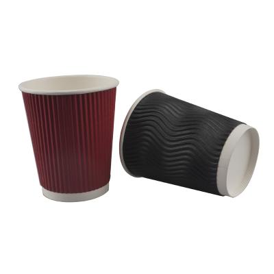 China Disposable China manufacturer  coffee craft   paper cup take away paper bag for coffee cup for sale