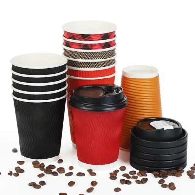 China Disposable Rainbow paper cup 8/12/16oz paper product making machinery tea cup for sale