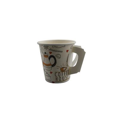 China Disposable Coffee cup 6oz custom design cold drink disposable pe coated  paper cup for sale