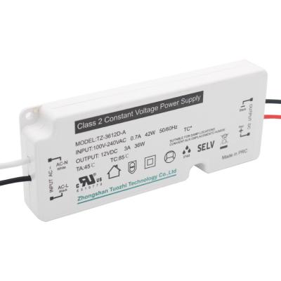 China LED Lighting 12V24V Led Driver Constant Voltage Transformer 36W LED Power Supply Driver For LED Strips for sale