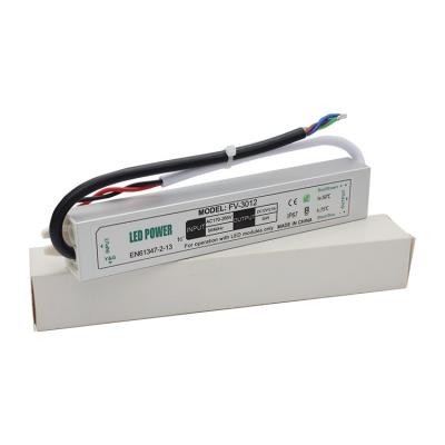 China LED Lighting Slim Type 12V 2.5Ampere CE Certification Factory Price Outdoor Rainproof Driver Power Supply for sale