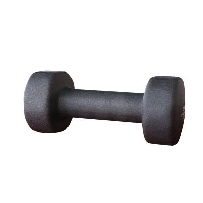 China Plated Dumbbell Top Selling Factory Supply Rubber Coated Hex Weights Dumbbells for sale