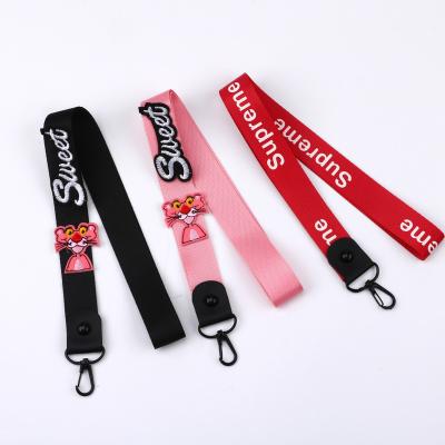 China Wholesale Phone Holder Sublimation Printing Polyester Lanyards ID Badge Holder With Custom Logo for sale