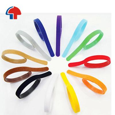 China Adjustable Reusable High Adhesive Cable Ties Back To Hook And Loop Back Nylon Straps for sale