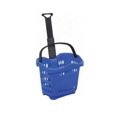 China 1) Supermarket 2)stores 3)store customized shopping baskets supermarket hand held giant plastic shopping basket with handles for sale