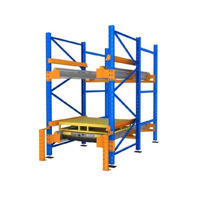 China Specifications And Colors Can Be Customized Steel Order In Heavy Duty Automatic Racking System Storage Radio Shuttle Warehouse Pallet Runner Rack For Wholesale for sale