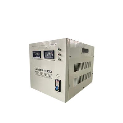 중국 5KVA 5000VA AVR AVS AC220V AC110V SVC TND 시리즈 가정용 기기 단일 단계 전압 안정기 판매용