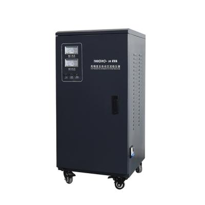 China De zwarte van het de Enige Fasevoltage van Encclosure Regelgever van het de Stabilisator30kva Voltage 220v Ac Te koop