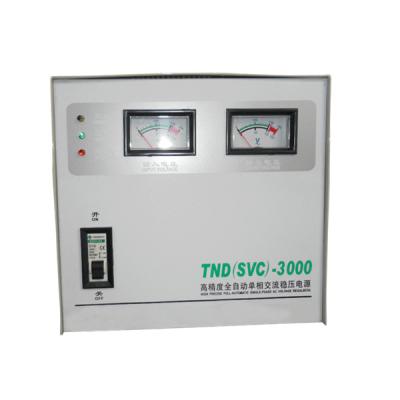 Chine Stabilisateur 110v 220v 50Hz 60Hz de tension du régulateur 3kva de tension CA Monophasé à vendre