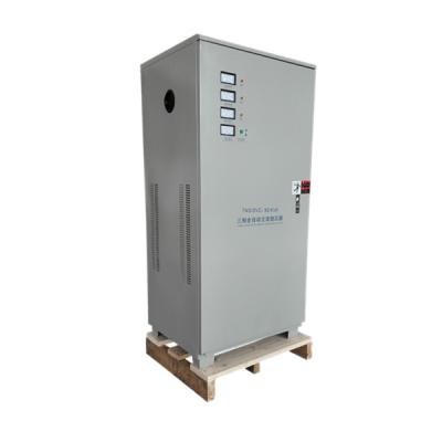 China 50KVA AC Power Stabilizer 50Hz 60Hz 380V Three Phase With Pointer Meters for sale