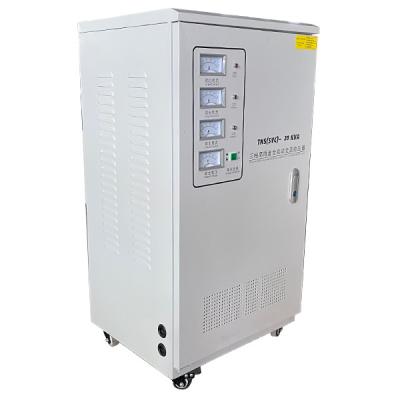 China Het Voltagestabilisator In drie stadia van AC Metallic Type Automatic van de servomotor tns-20KVA AC Fabrikant Te koop