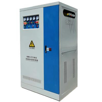 China Three Phase Large Power SBW-400KVA AC IP 20 Automatic Customized Industrial Voltage Regulator for sale