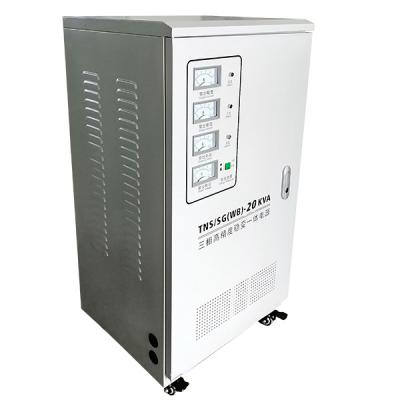 China Three Phase 50-60 Hz 20KVA Full Auto Servo Motor Type AC Regulating Voltage Transformer for sale