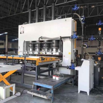 China Wood Working Industry Wood Board Laminating Chipboard Hot Press Machine Laminate Hot Press Machine for sale