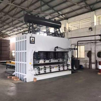 China Factory Melamine Laminate Flooring Hot Press Veneer Machine for sale