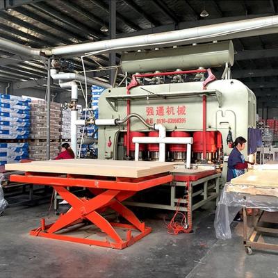 China Factory HDF Melamine Flooring Hot Press Flooring / Hot Press Laminate Flooring Parquet Making Machine for sale