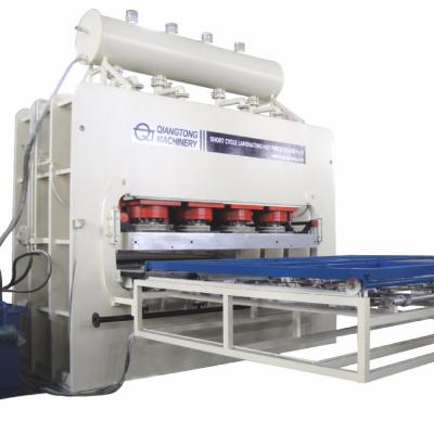 China Short Cycle Melamine Laminating Machine Hot Press Vacuum Hot Press Machine 1200tons for sale