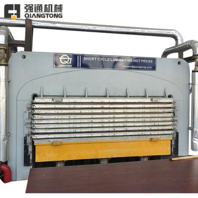 China factory 3X7 door skin prepping machine / hdf melamine laminated door skin hot press for sale