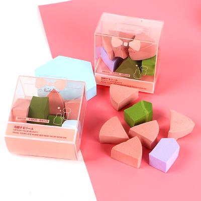 China Soaking Becomes Bigger Boxes Disposable Makeup Sponges Mini Packets Different Shape Small for sale