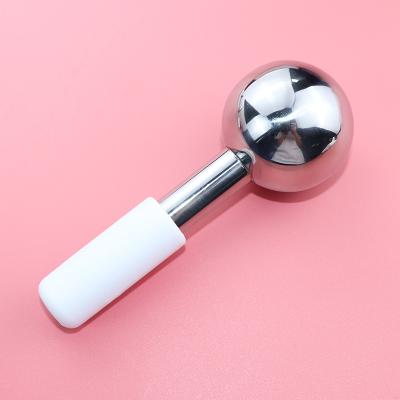 China Anti-Puffiness Beauty Massage Ice Ball Stainless Steel Cooling Facial Beautifying Globes for sale