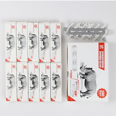 China Face Shaving 100 Pack Small 11 Old Double Edge Stainless Steel Manual Razor Blades for sale