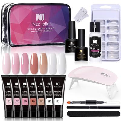 China Art Painting Gel Nail Polish Kit Gel Extension Nail Art Kits Professional Nail Uv Set for sale