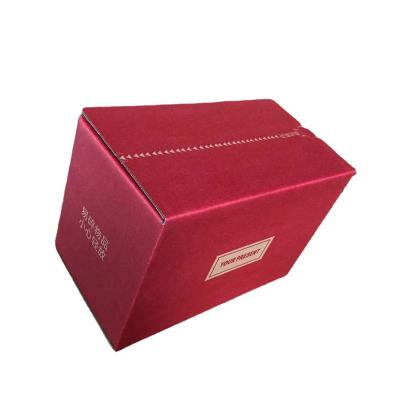 China Custom Recycled Logo Packaging Corrugated Materials Mailer Box For Personal Care And Underwear Foldable Corrugated Cardboard Box Clothing Packaging for sale