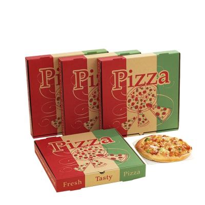 China Disposable wholesale custom eco-friendly box with logo 14 inch packaging design paper gift box food grade pizza box for sale